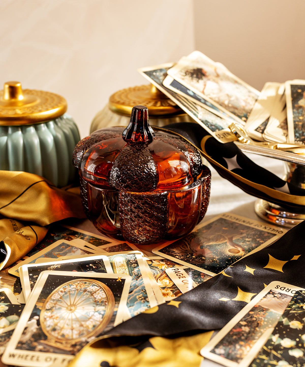 Candles and Tarot